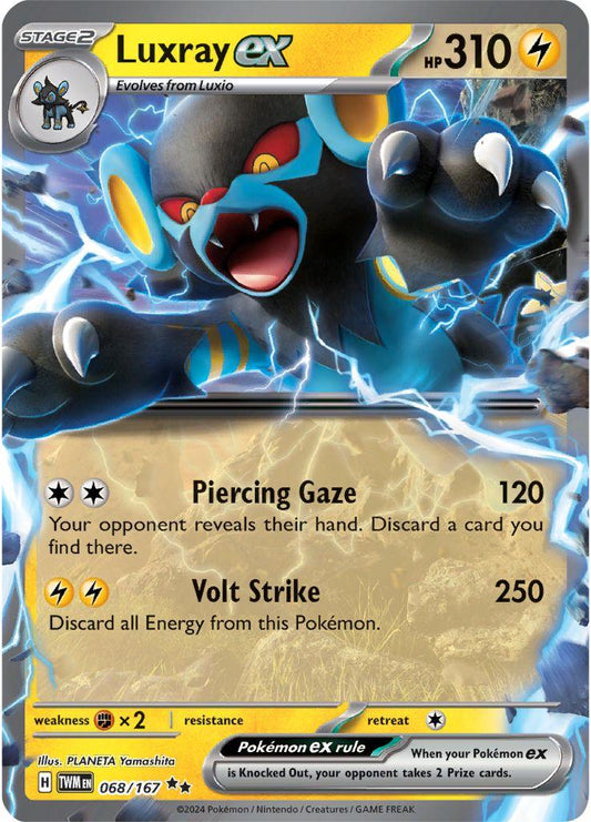 TWM - Luxray EX 068/167 - NM
