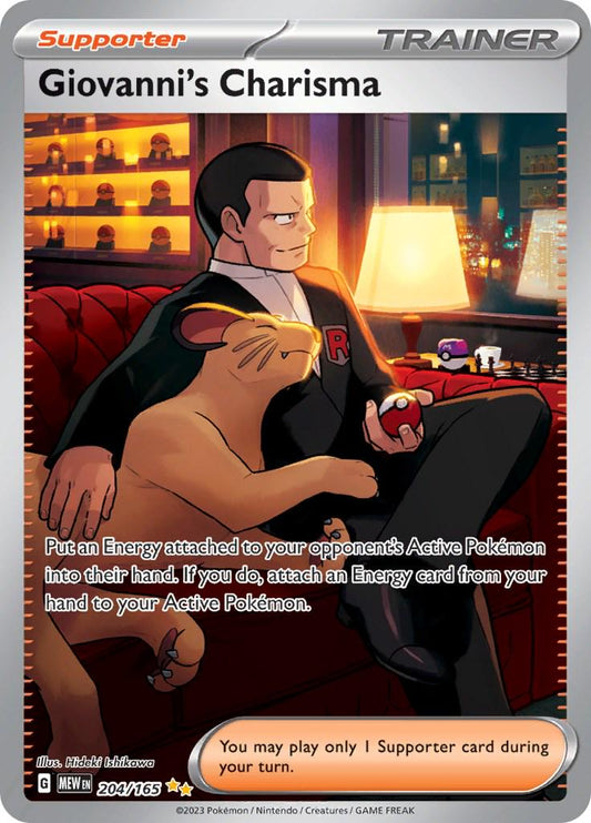 151 - Giovanni's Charisma 204/165 - NM