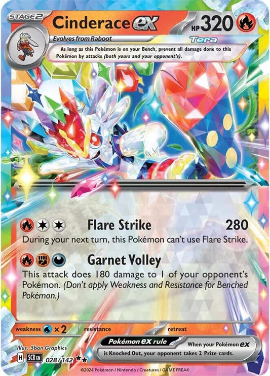 SCR - Cinderace EX 028/142 - NM