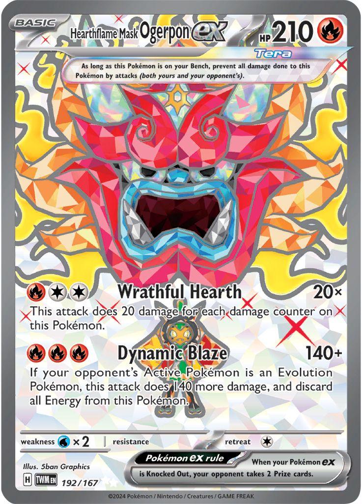 TWM - Hearthflame Mask Ogerpon 192/167 - NM