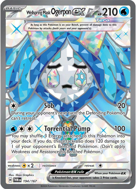 TWM - Wellspring Mask Ogerpon EX 194/167 - NM