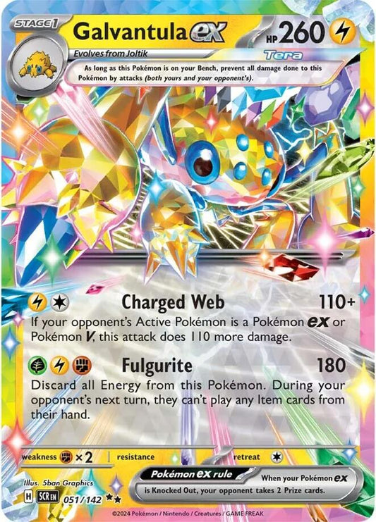 SCR - Galvantula EX 051/142 - NM