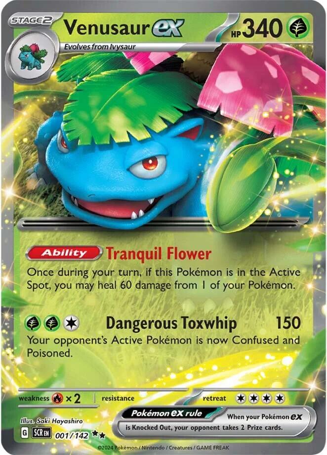 SCR - Venusaur EX 001/142 - NM