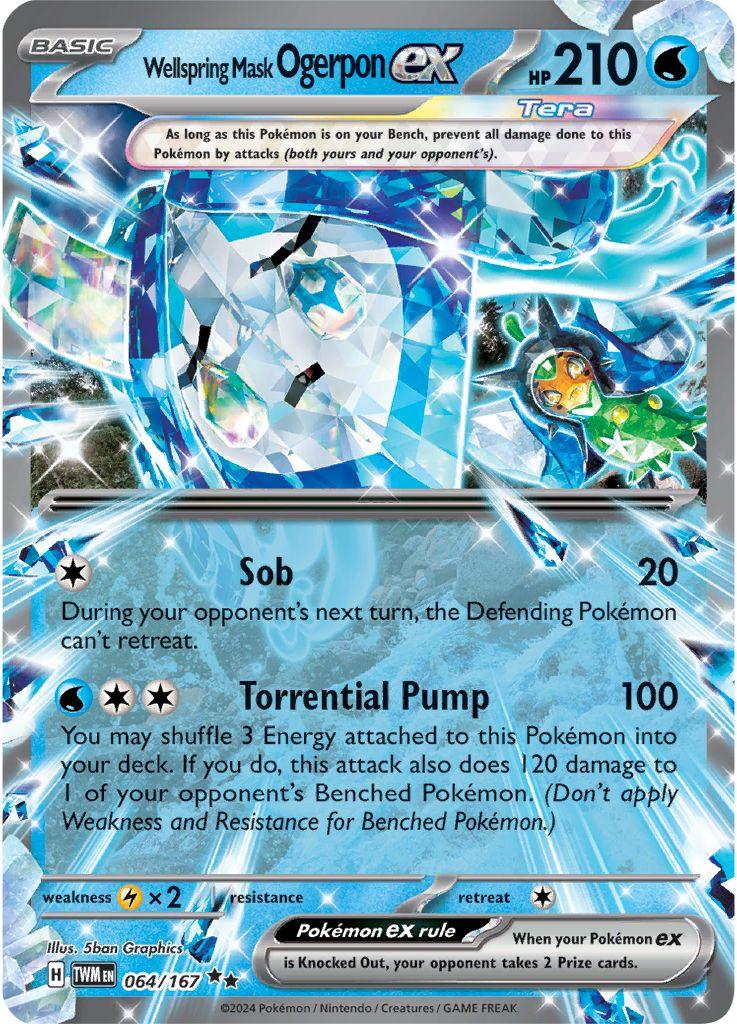 TWM - Wellspring Mask Ogerpon EX 064/167 - NM