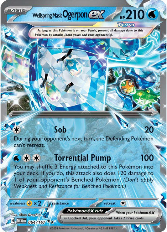 TWM - Wellspring Mask Ogerpon EX 064/167 - NM