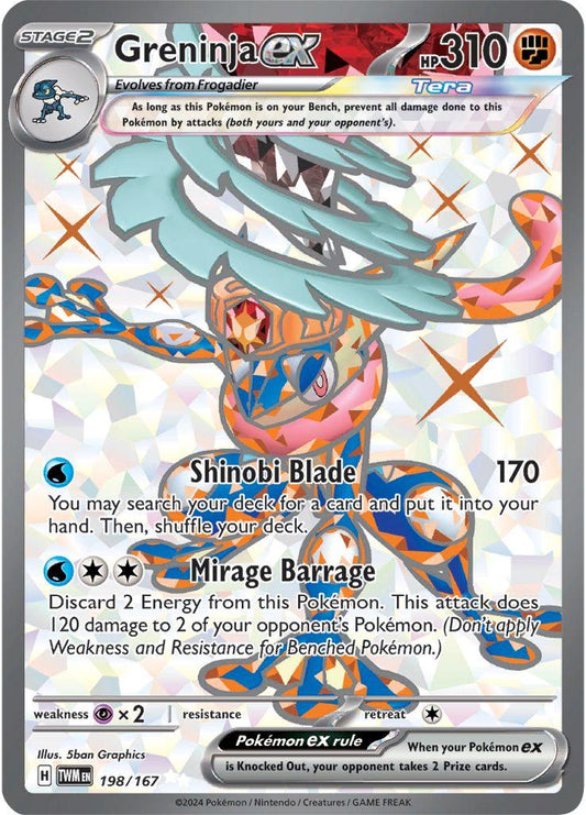 TWM - Greninja EX 198/167 - NM