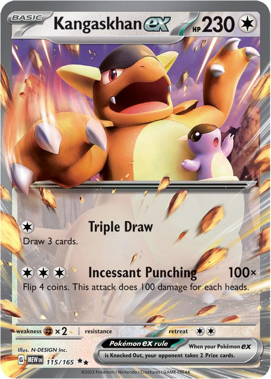 151 - Kangaskhan EX 115/165 - NM