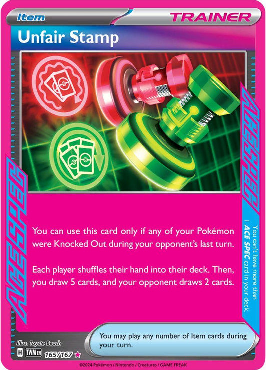 TWM - Unfair Stamp 165/167 - NM