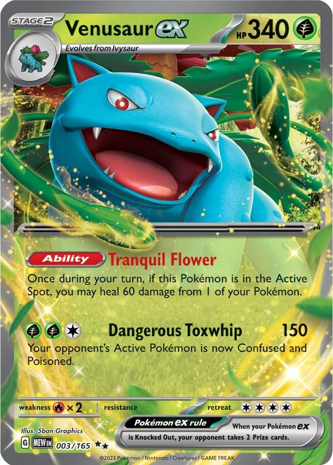 151 - Venusaur EX 003/165 - NM