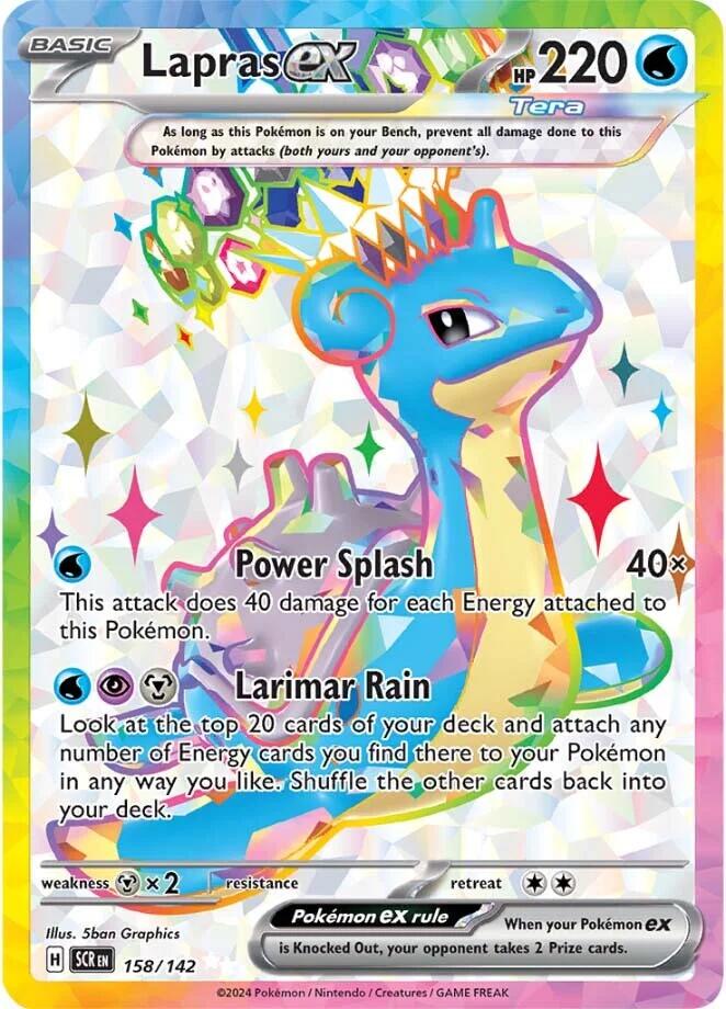 SCR - Lapras EX 158/142 - NM