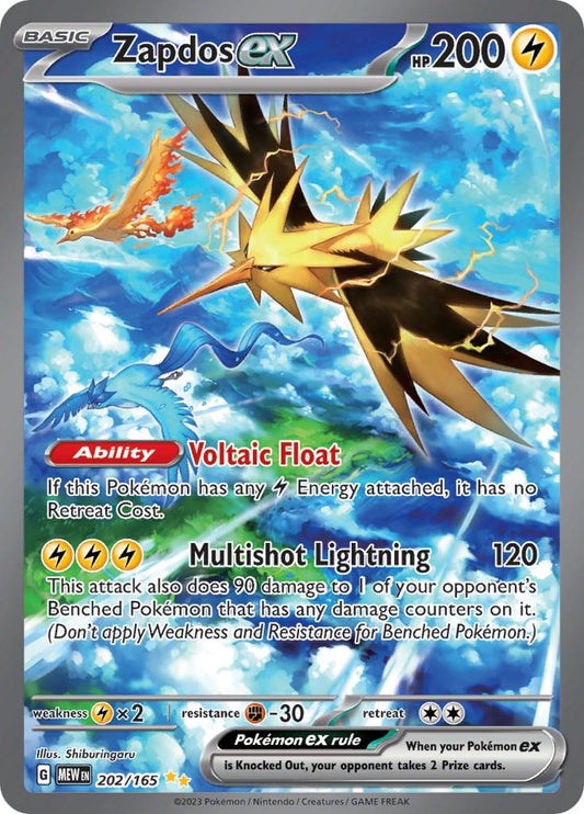 151 - Zapdos 202/165 - NM